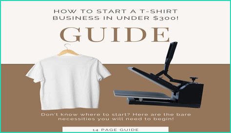 Guide on How to Start a T-Shirt Business Today